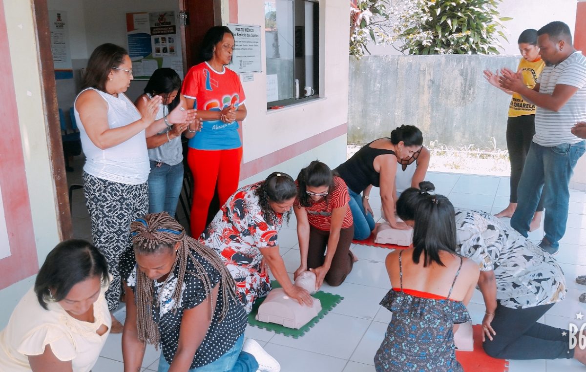 Dia Mundial do Coração: São Francisco do Conde promoveu curso de Reanimação Cardiopulmonar (RCP) para USF de Engenho de Baixo