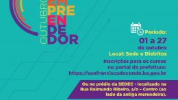 Secretaria Municipal de Desenvolvimento Econômico segue realizando na Sede e nos bairros do município o Projeto Outubro Empreendedor