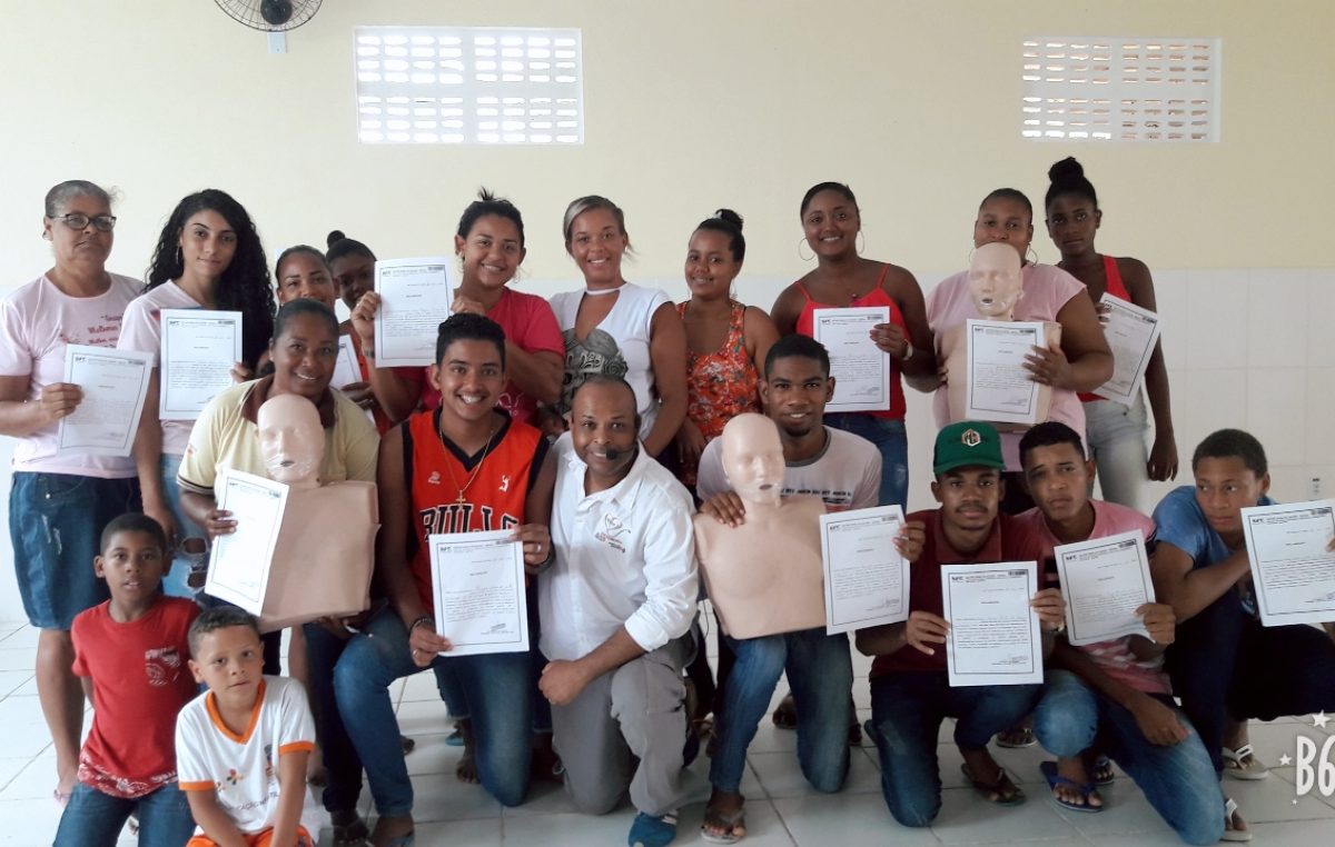 Curso de Reanimação Cardiopulmonar capacitou a comunidade do Socorro no primeiro atendimento às urgências e emergências