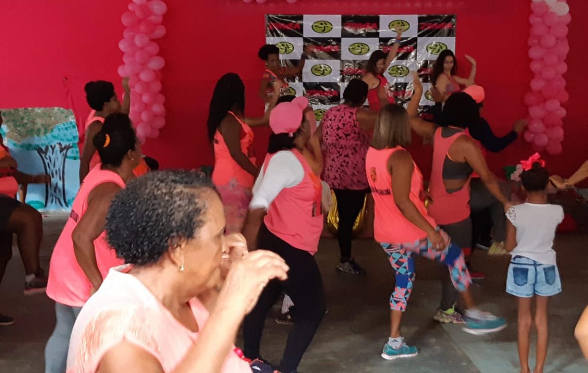1ª edição do Master Class (Zumba Rosa) movimentou o final de semana no Caípe de Baixo