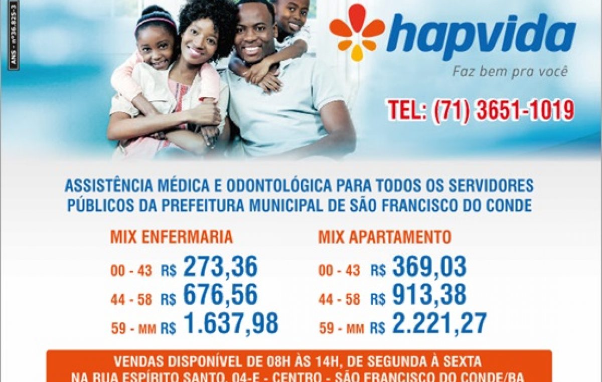 Plano de Saúde conveniado à Prefeitura comunica sobre reajuste