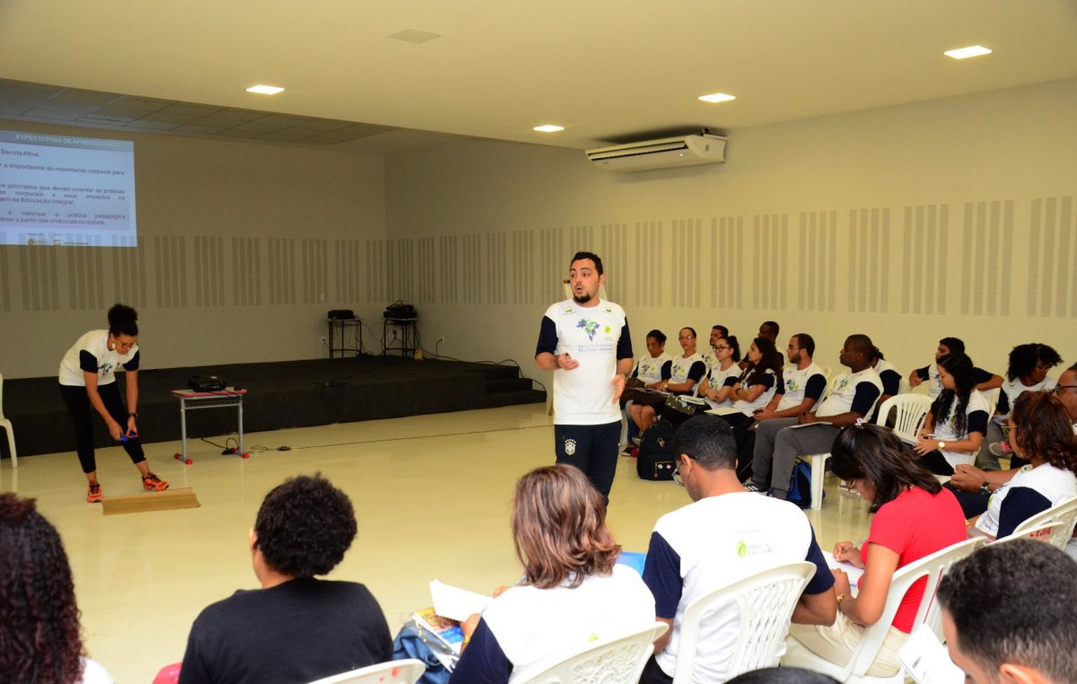 Coordenadores, professores e gestores das unidades de ensino de São Francisco do Conde participaram do II Encontro Formativo do Projeto Rede de Parceiros Multiplicadores de Esporte Educacional