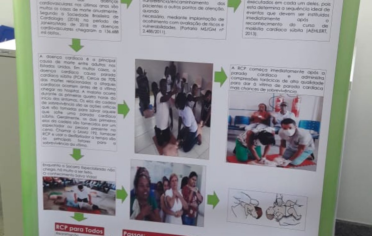 ‘Curso RCP Para Todos’ integra a ‘Mostra Saúde é Meu Lugar’ da Escola Estadual de Saúde Pública – EESP