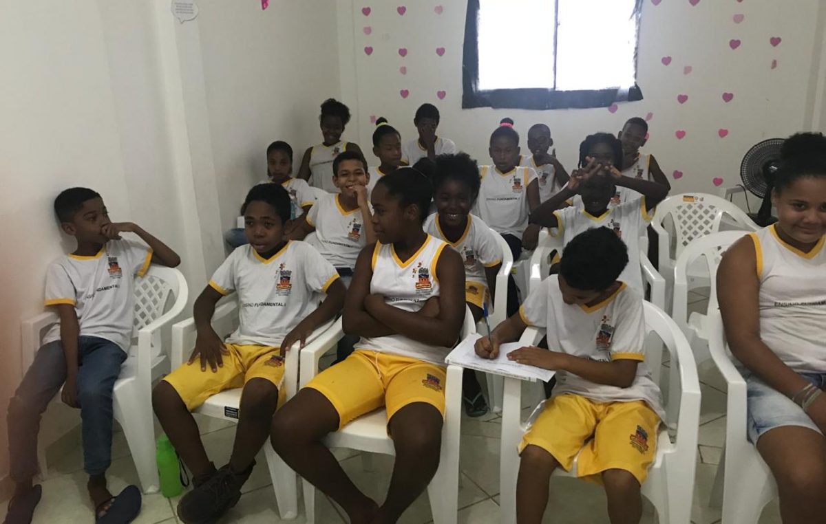 2ª edição do Cine CRAS teve a participação de cerca de 20 crianças