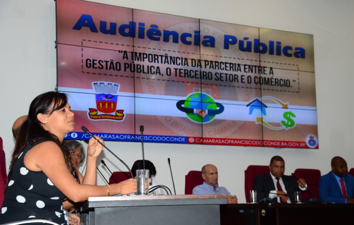 Audiência Pública discutiu a “Importância da Parceria entre a Gestão Pública, o Terceiro Setor e o Comércio em São Francisco do Conde”