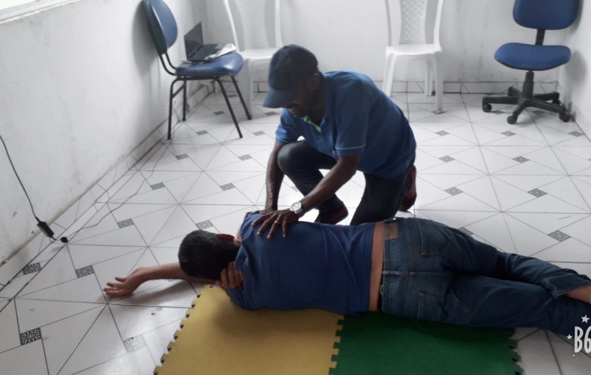 A Secretaria Municipal da Saúde realizou mais uma etapa do Programa de Educação em Saúde e comunidade, RCP para todos