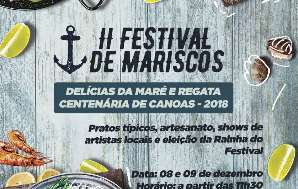 Regata Centenária de Canoas e o II Festival de Mariscos serão realizados nos dias 08 e 09 de dezembro em Santo Estevão