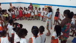 Literatura, música e muita poesia na Escola Municipal Julieta Ribeiro Porciúncula