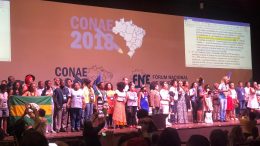 São Francisco do Conde representada por aluna da Cruz Rios na Conferência Nacional da Educação – CONAE 2018, que acontece em Brasília