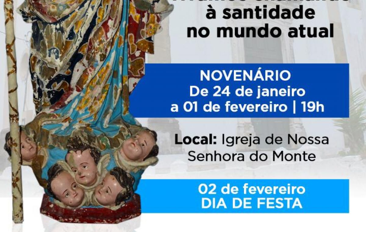 Novenário de Nossa Senhora do Monte segue acontecendo até o dia 01 de fevereiro