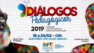 Uma rica programação integra o Diálogos Pedagógicos 2019