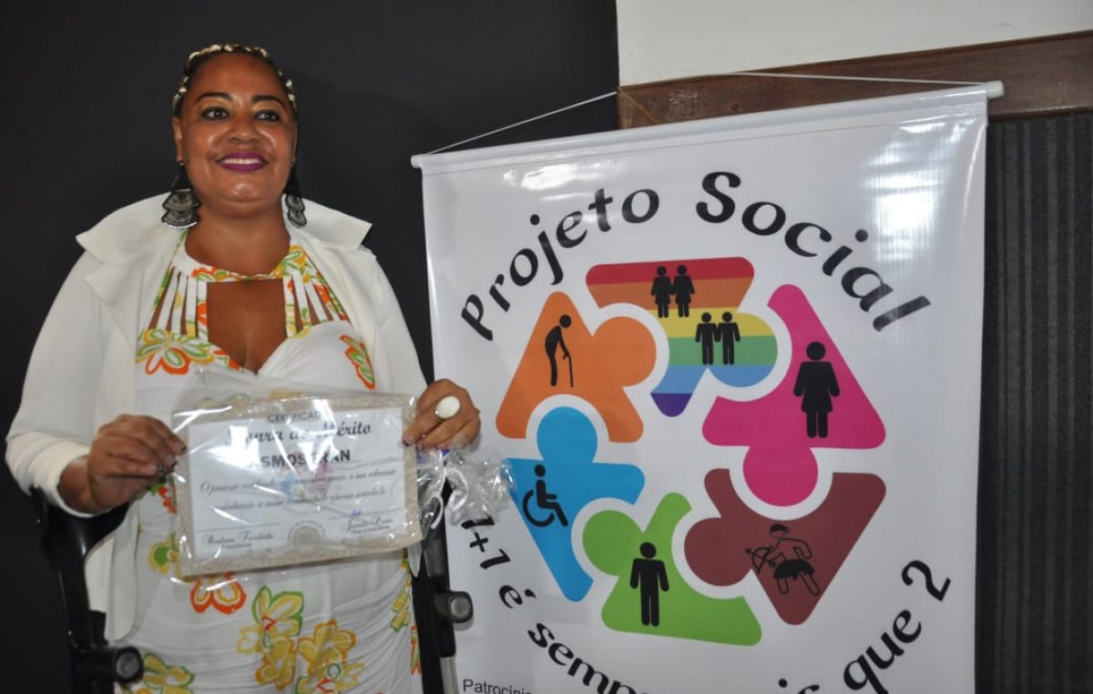 Representante dos mototaxistas recebeu Medalha de Honra ao Mérito