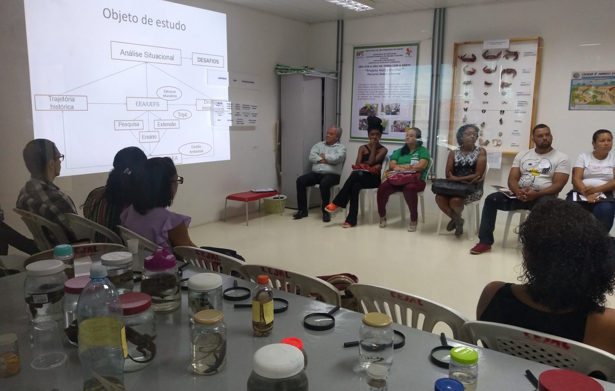 Sala Verde da Secretaria da Educação de São Francisco do Conde reúne Educadores Ambientais em formação para socialização da Plataforma Monitora EA
