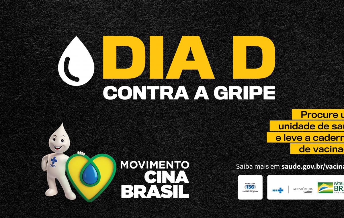 Sábado (04) aconteceu o Dia D da Campanha Nacional de Vacinação contra Influenza