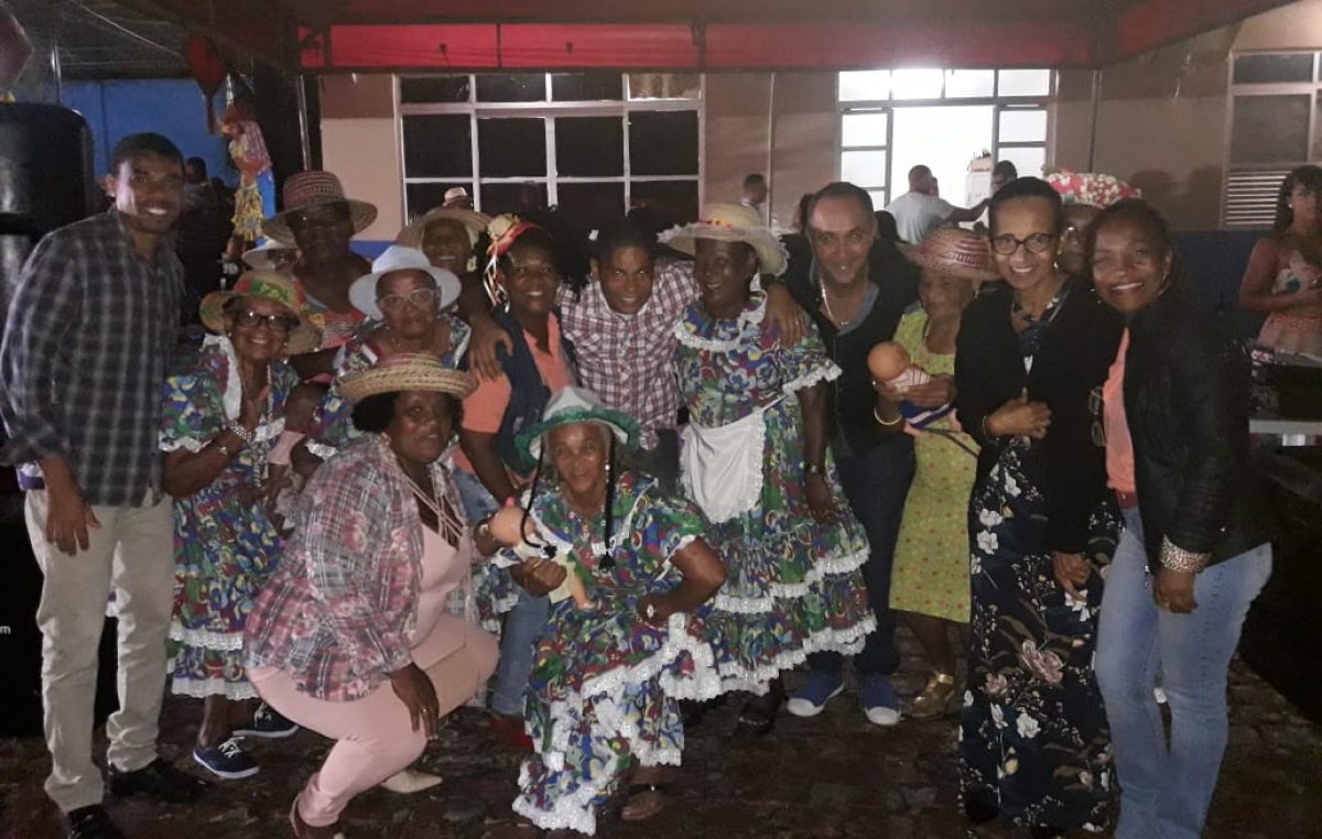 Idosos de São Francisco do Conde participaram dos festejos juninos da 10ª Companhia Independente da Polícia Militar da Região