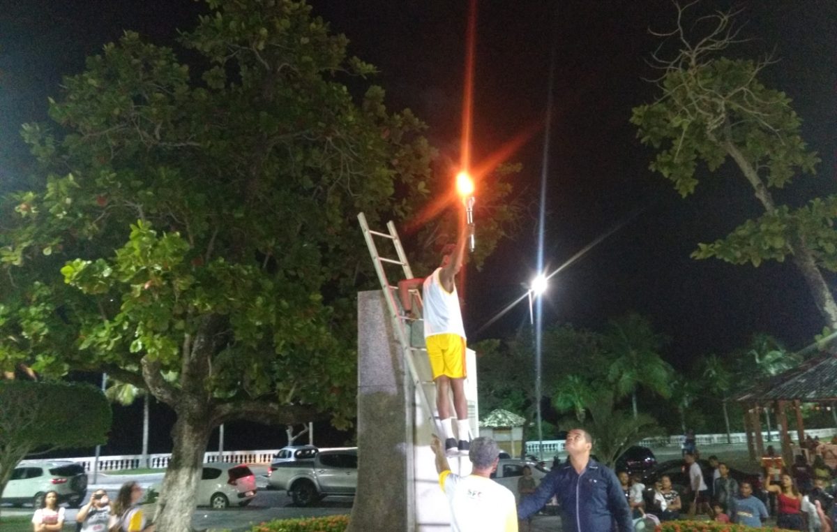 Ato Cívico: Fogo simbólico do 2 de Julho chegou à São Francisco do Conde