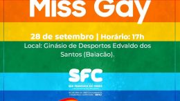 SDHCJ: Inscrições para o Concurso Miss Gay 2019 seguem até o dia 16 (segunda-feira)