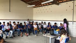 Vigilância Sanitária e Ambiental orientou alunos do Colégio Estadual Martinho Sales Brasil sobre suas atuações em defesa da saúde