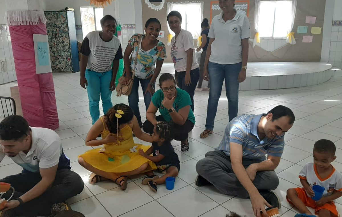 Creche Casulo promoveu Alimentação Saudável + Saúde Bucal, através de ações do Programa Saúde na Escola