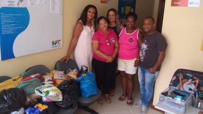 SDHCJ faz doação de alimentos ao grupo “As Poderosas Iluminadas”