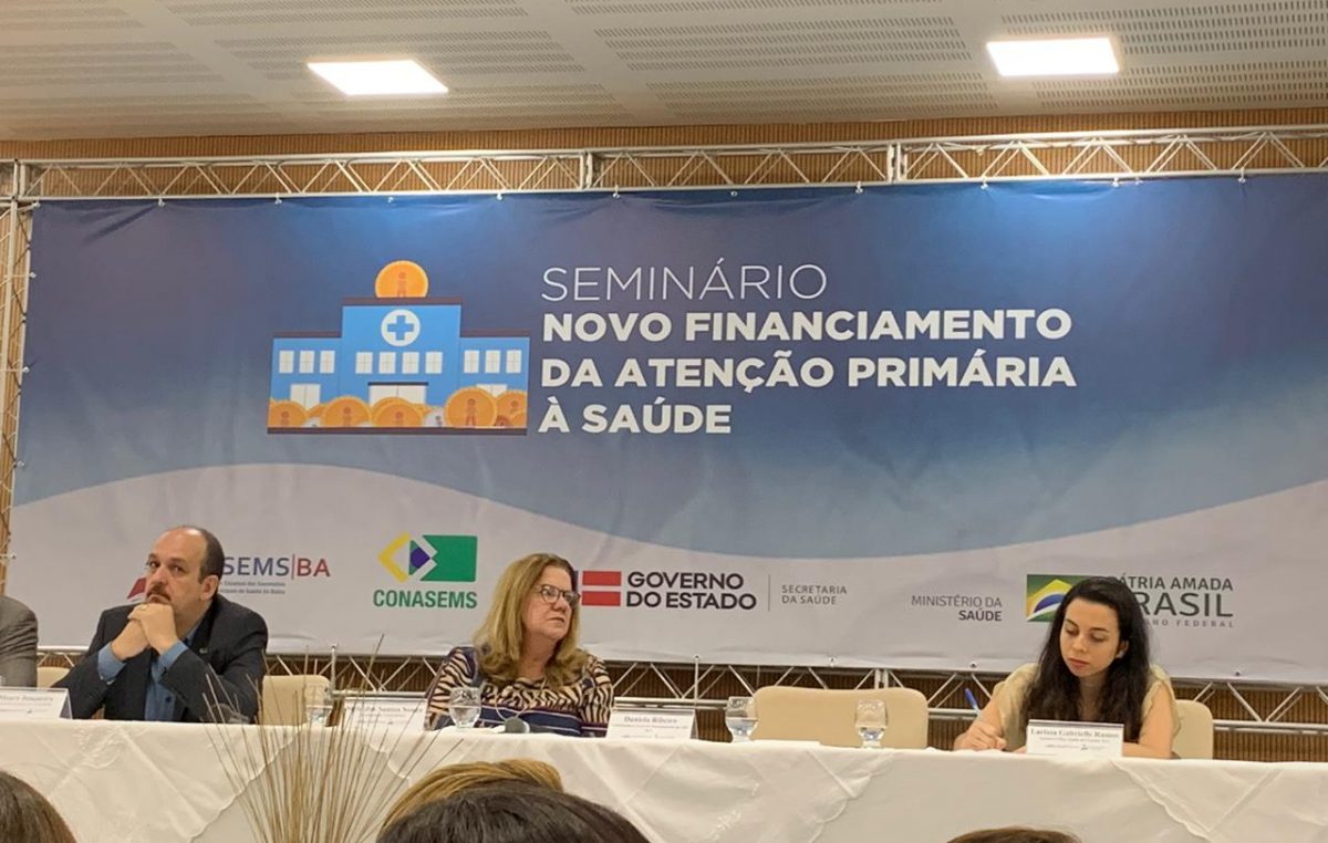 São Francisco do Conde participou do Seminário sobre o Novo Financiamento da Atenção Primária, realizado pelo COSEMS/BA