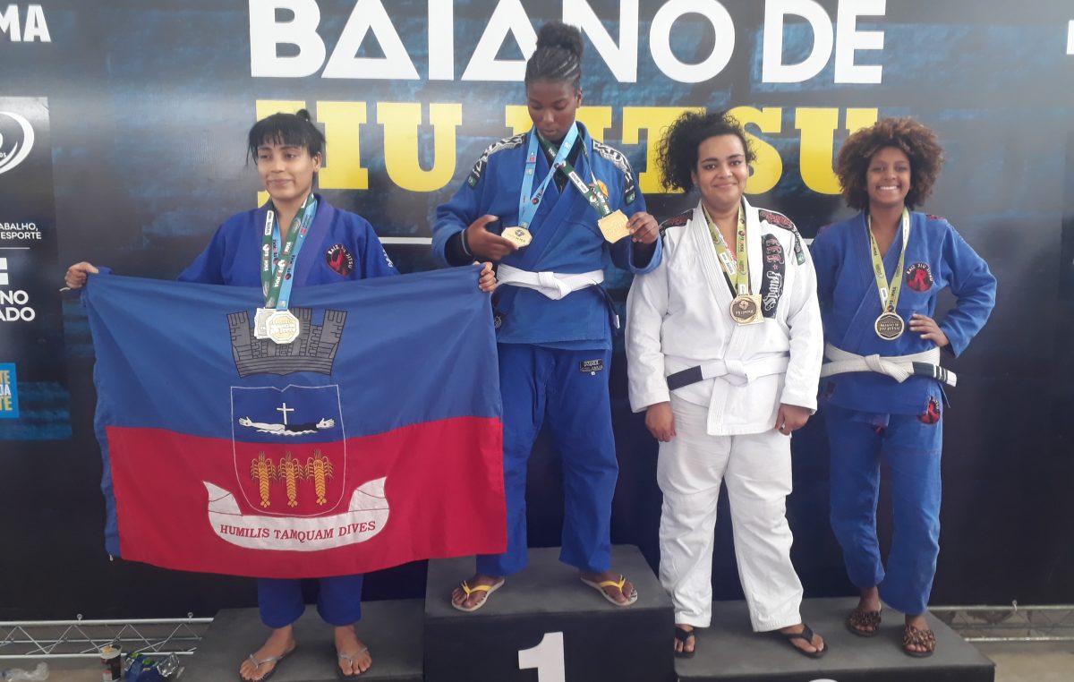 Atletas franciscanos triunfam no Campeonato Baiano de Jiu Jitsu e conquistam 08 medalhas