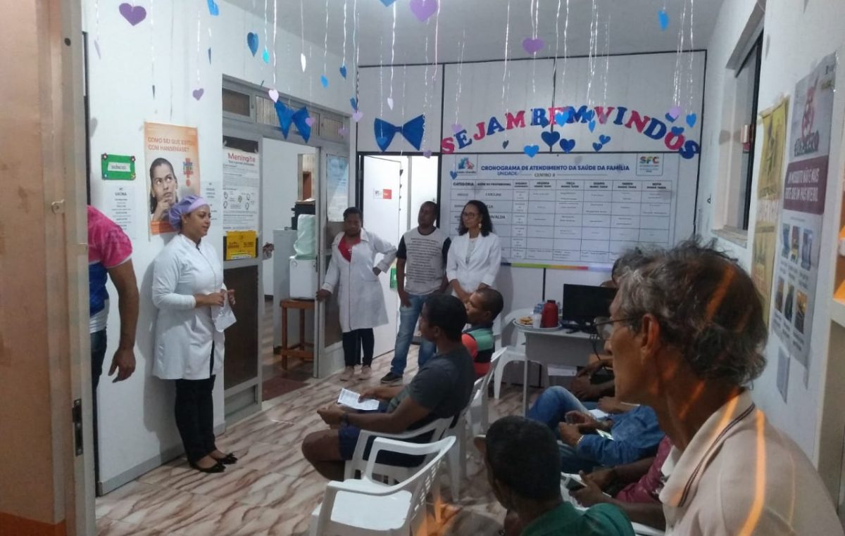 Saúde promove atendimento noturno para homens em Unidade de Saúde da Família