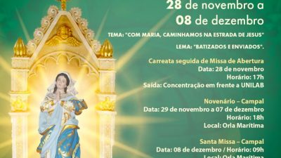 Festejos de Nossa Senhora da Conceição da Praia 2019: confira a PROGRAMAÇÃO RELIGIOSA