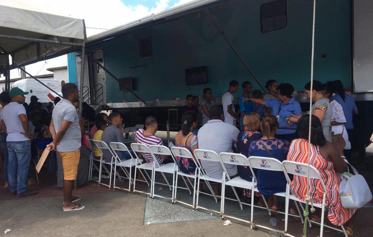 SAC Móvel presta serviços na cidade de São Francisco do Conde