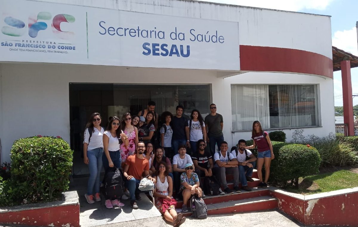 Secretaria da Saúde de São Francisco do Conde recepcionou estudantes de Medicina da UNEB, na segunda (09)