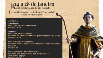 Festejos em homenagem a São Gonçalo acontecem de 24 a 28 de janeiro