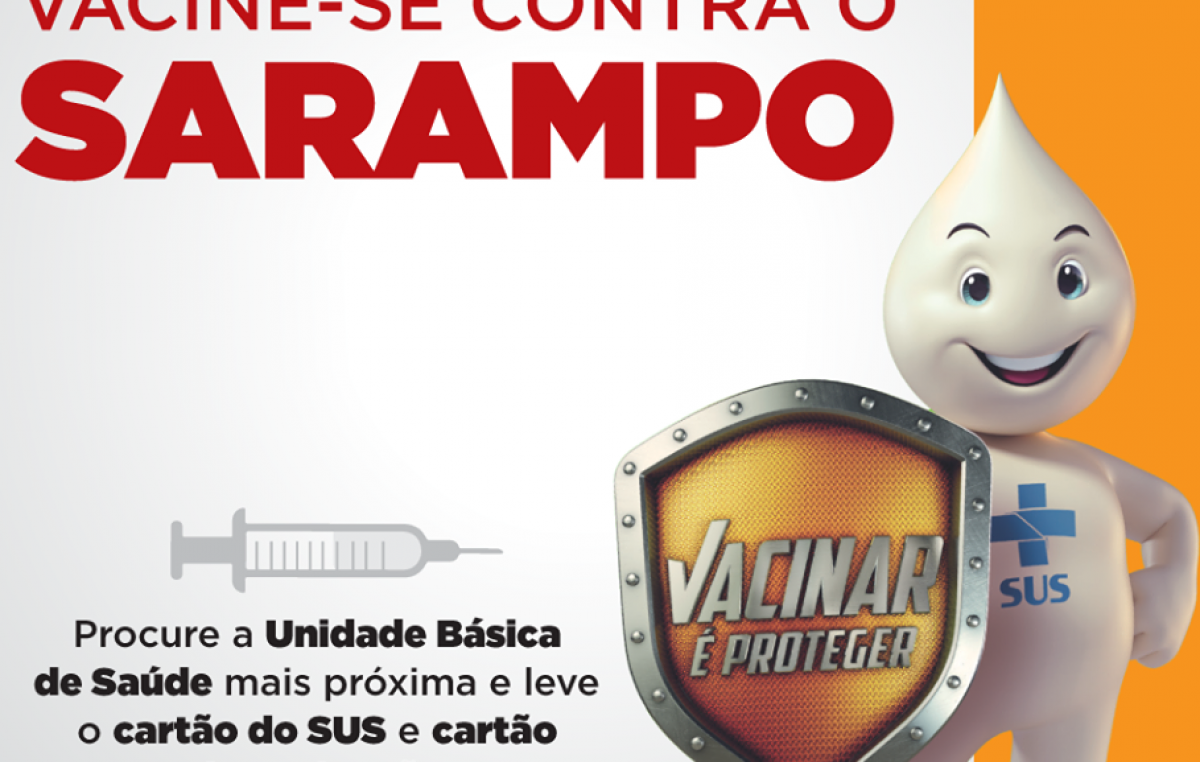 SAÚDE 2020: Vacinação Contra o Sarampo vai imunizar pessoas entre 05 e 19 anos até 13 de março