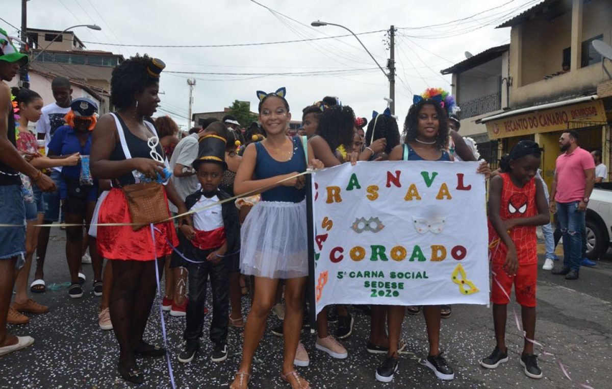 5ª edição do Carna Social trouxe alegria e coloriu às ruas de São Francisco do Conde