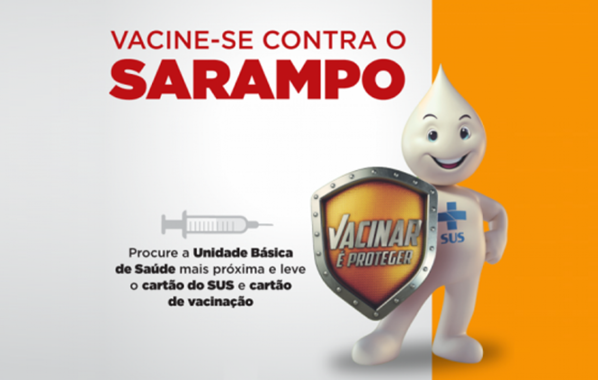 SAÚDE 2020: Campanha de Vacinação Contra o Sarampo vai imunizar pessoas entre 05 e 19 anos