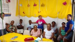 Fevereiro Roxo: Unidade de Saúde do Monte Recôncavo promoveu palestras e oficina de máscaras carnavalescas