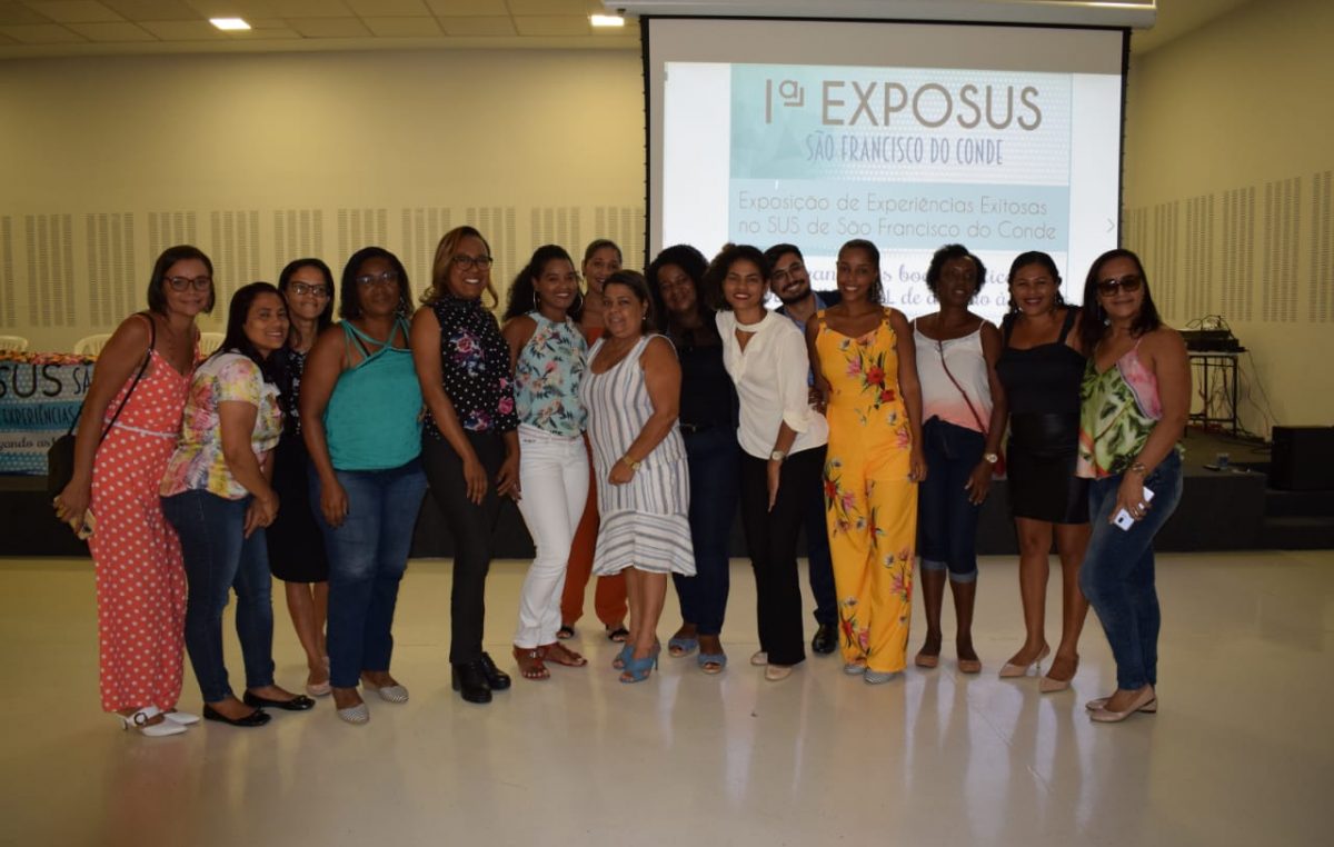 São Francisco do Conde reuniu profissionais de saúde para EXPOSUS – “Valorizando as boas práticas da rede municipal de atenção à saúde”