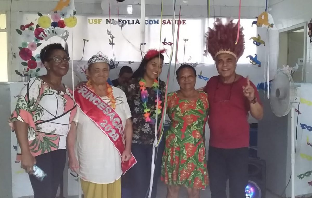 Fevereiro Roxo: Carnaval da Saúde agita Unidade de Saúde de Jabequara