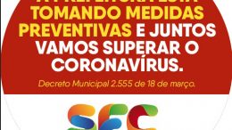 Prefeito de São Francisco do Conde sanciona mais um Decreto Municipal com medidas de prevenção e controle para enfrentamento do COVID-19
