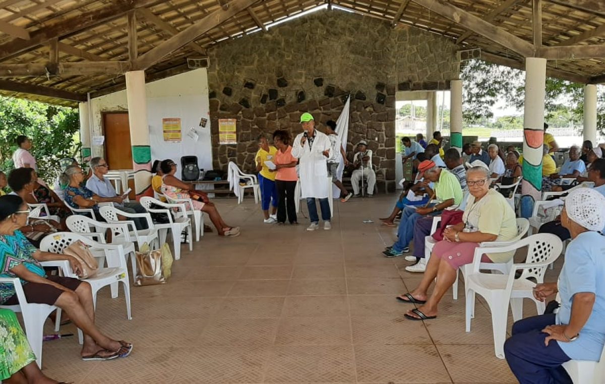 Unidade de Saúde de Campinas falou sobre tuberculose e coronavírus para os idosos do Serviço de Convivência e Fortalecimento de Vínculos, da SEDESE