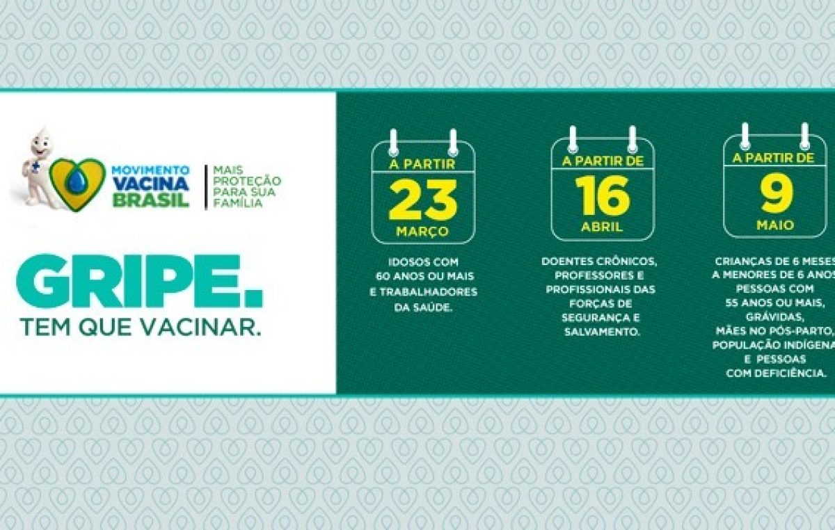Vacinação casa a casa: 60% dos idosos já foram imunizados contra a gripe, em São Francisco do Conde