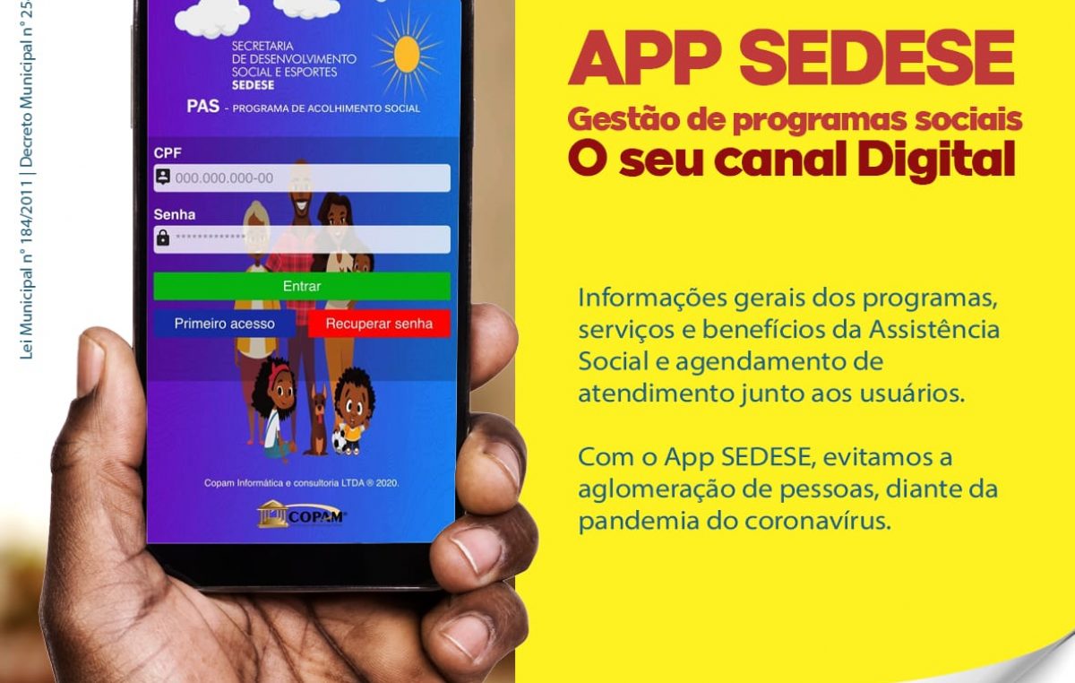 PREFEITURA LANÇA APLICATIVO SOCIAL