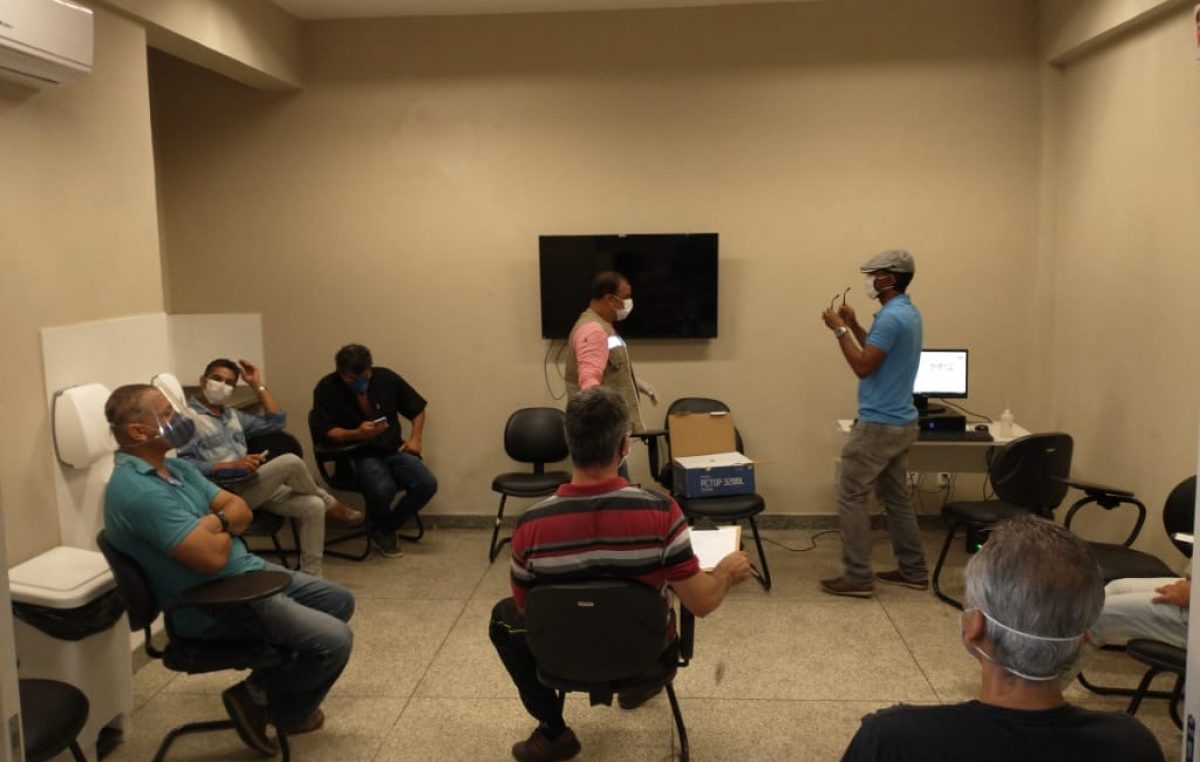 Saúde promoveu capacitação de condutores de ambulância, por meio da Vigilância em Saúde do Trabalhador – VISAT