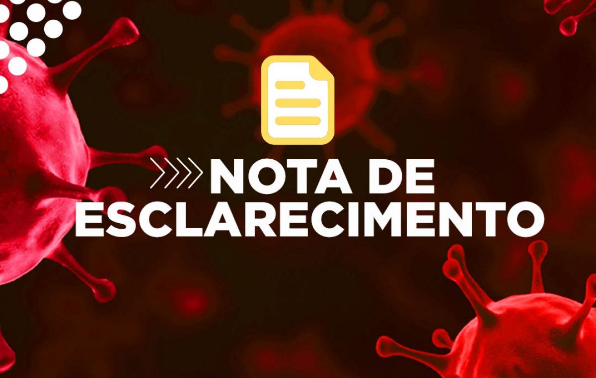 Nota de Esclarecimento – Prefeitura de São Francisco do Conde