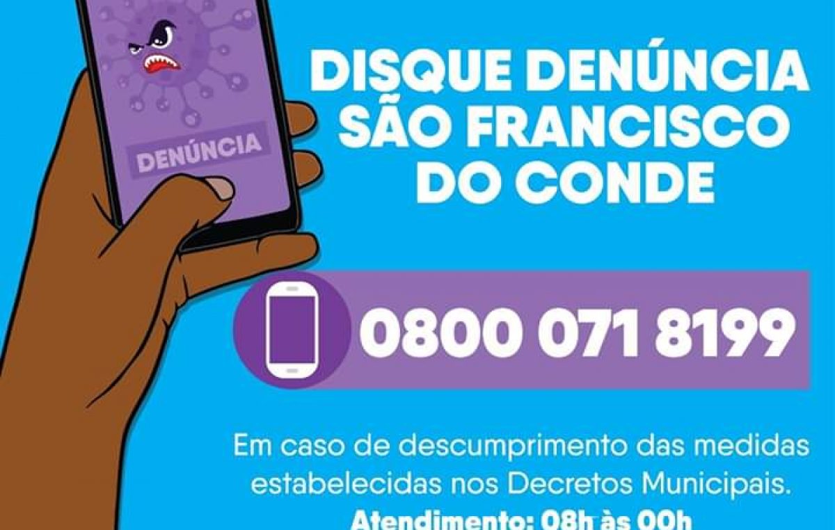 COVID-19: População franciscana deve denunciar descumprimento de decretos