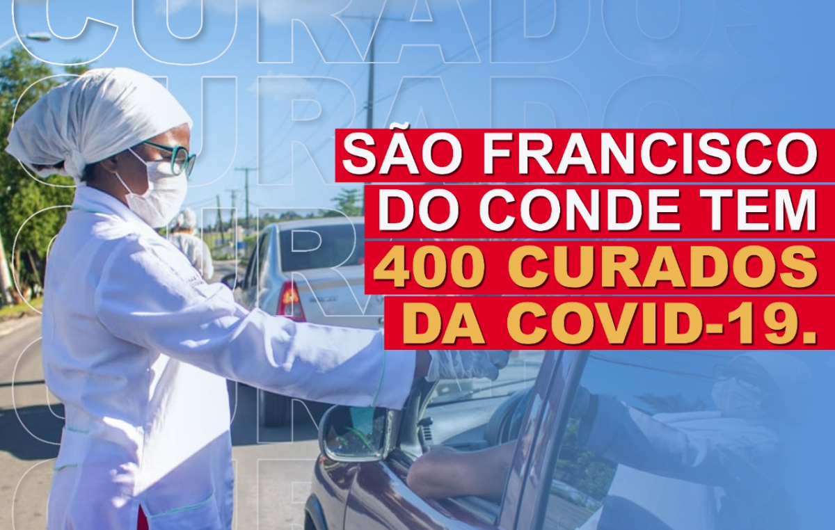 São Francisco do Conde comemora 400 casos curados da COVID-19