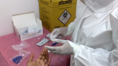 Enfrentamento ao coronavírus: Prefeitura promove mais uma ação de testagem rápida para os comerciantes