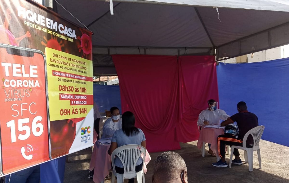 Prefeitura de São Francisco do Conde já realizou mais de 275 testes rápidos em ações com o comércio do município