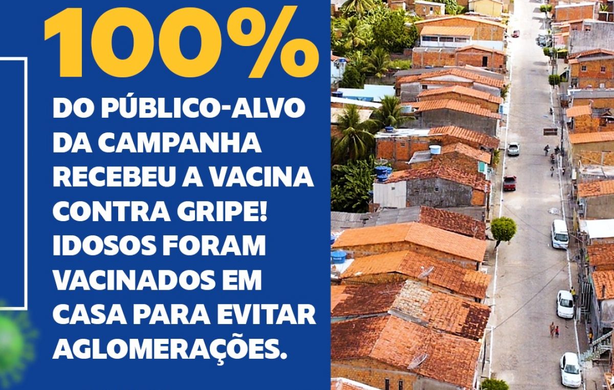 São Francisco do Conde atingiu 100% da meta da campanha contra gripe