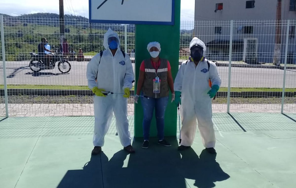 Prefeitura realizou desinfecção em diversos serviços de saúde no mês de julho