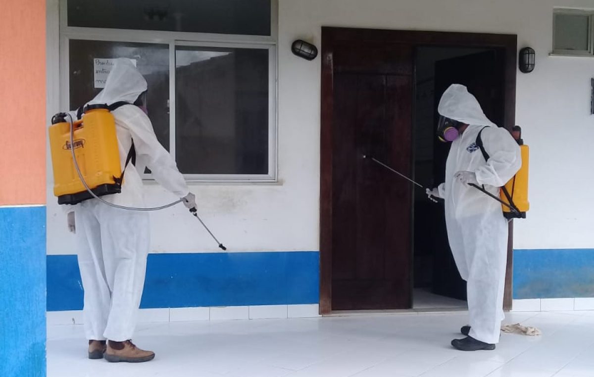 Prefeitura realizou a desinfecção de 100% das Unidades de Saúde da Família em 30 dias